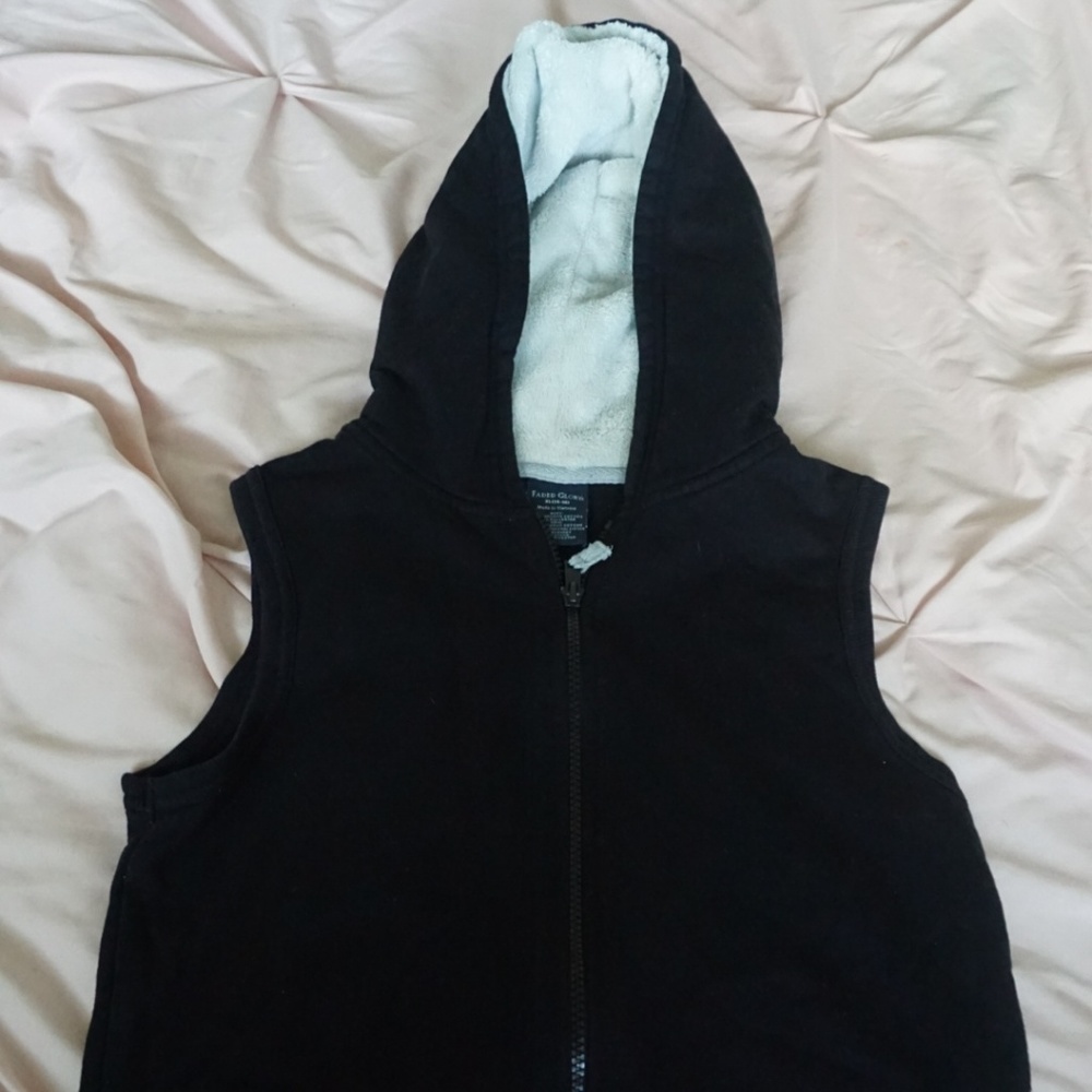 Kids hooded sleeveless Jacket